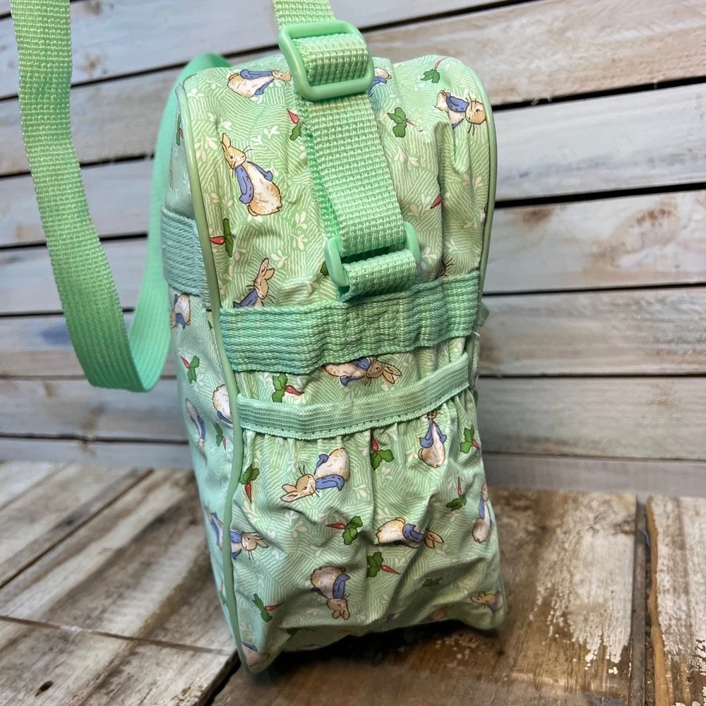 Peter Rabbit Mint Green Nylon Diaper‎ Messenger Bag Beatrix Potter Large